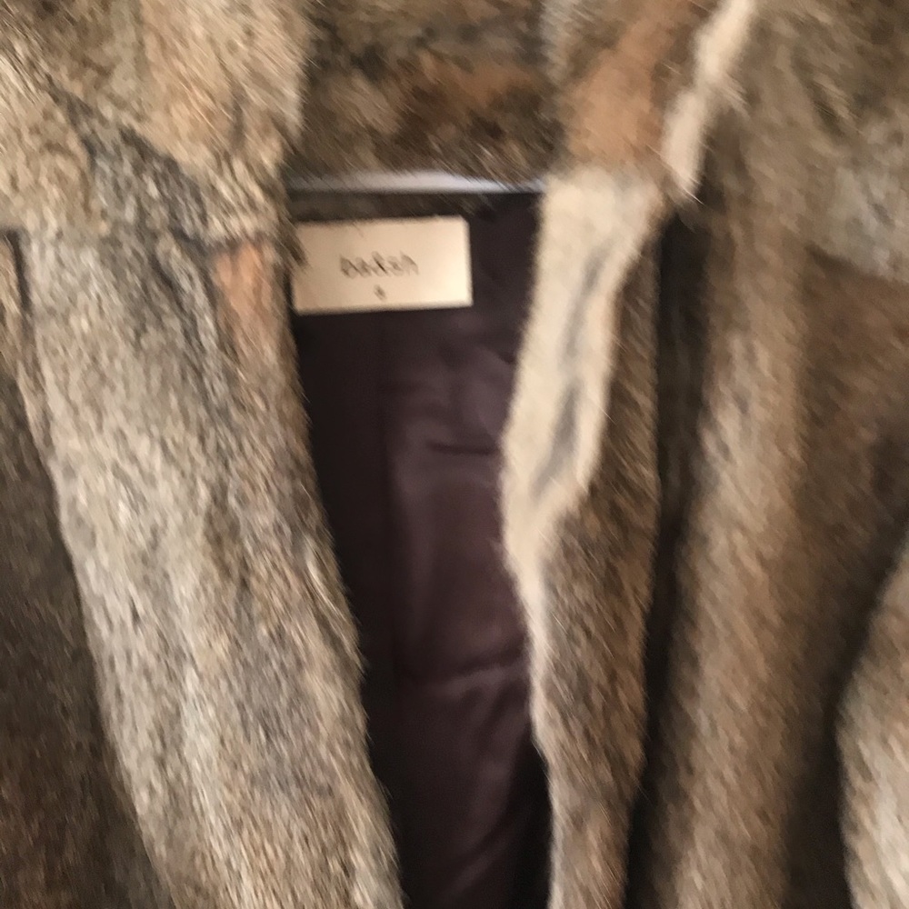 ba&sh Brown Fur Jacket - Picture 5 of 8